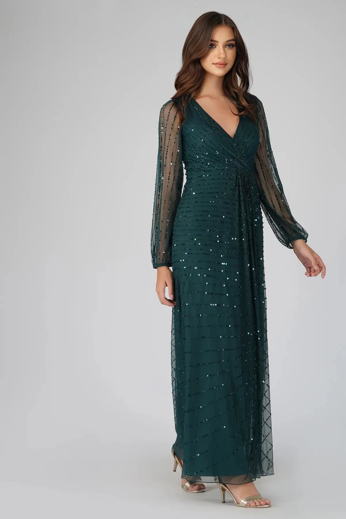 MIYA GREEN BRIDESMAID