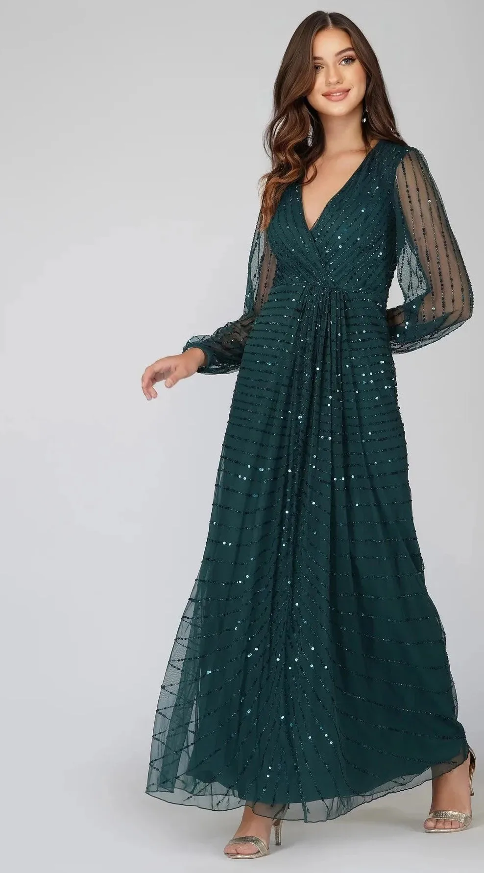 MIYA GREEN BRIDESMAID
