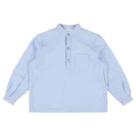 Morley Child Boy Sail Shirt Pica Heron Blue