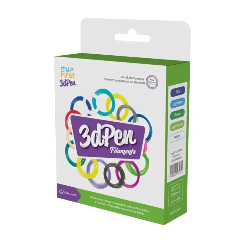 MYFIRST Filaments 3Dpen 5 Colours Cold