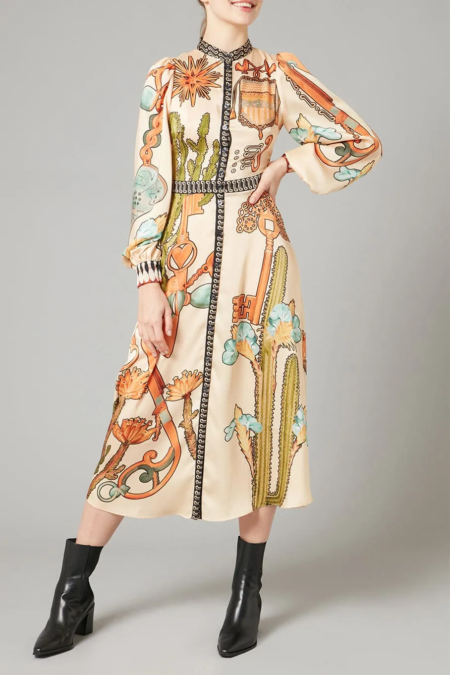 Palomino Print Shirt Dress