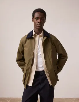 Parka Lancelot en canvas de coton kaki