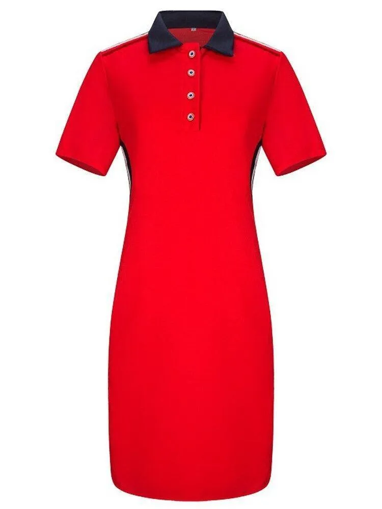 Polo Dress - Plus Size T-Shirt Dress
