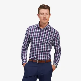 Purple Navy Large Check
