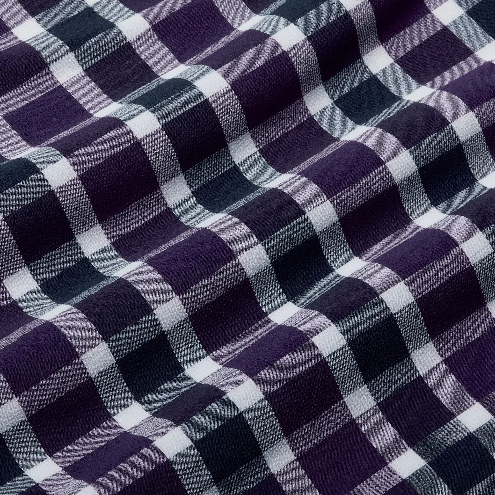 Purple Navy Large Check