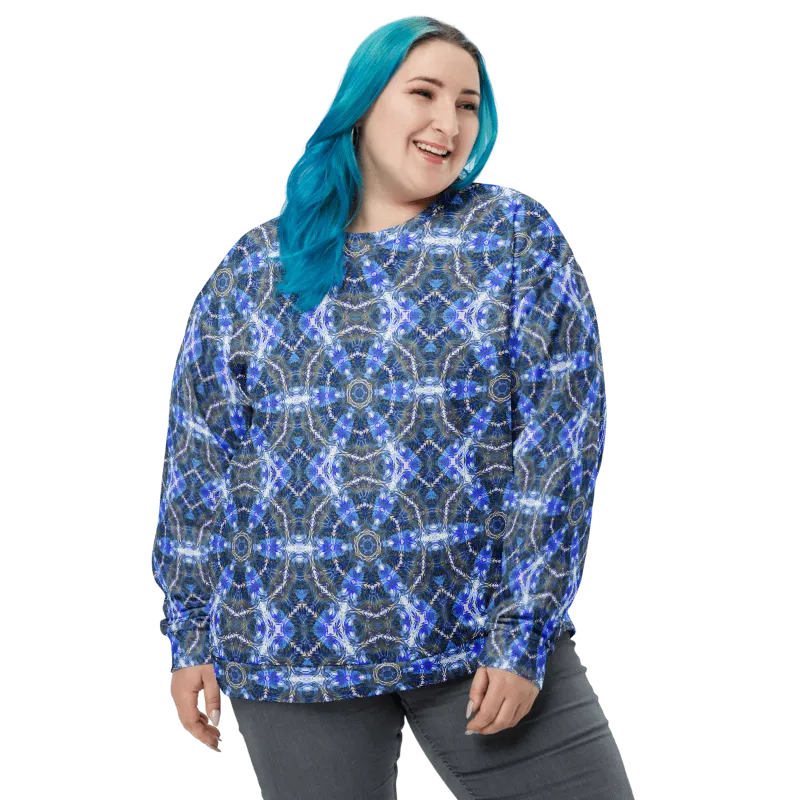 "Whirling Petals" Collection - Unisex Designer Sweatshirt