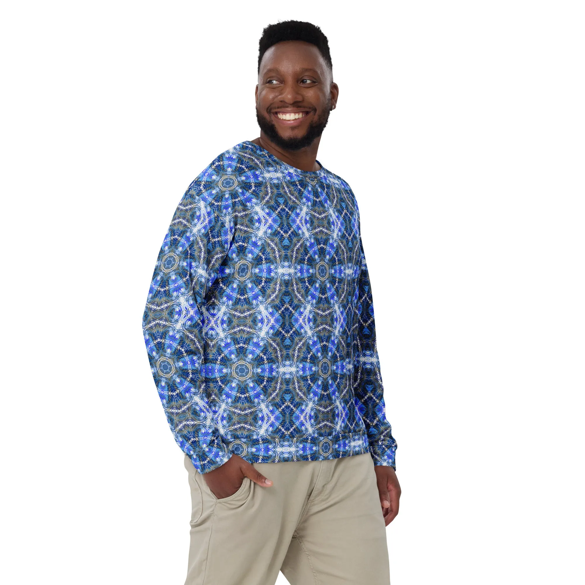 "Whirling Petals" Collection - Unisex Designer Sweatshirt