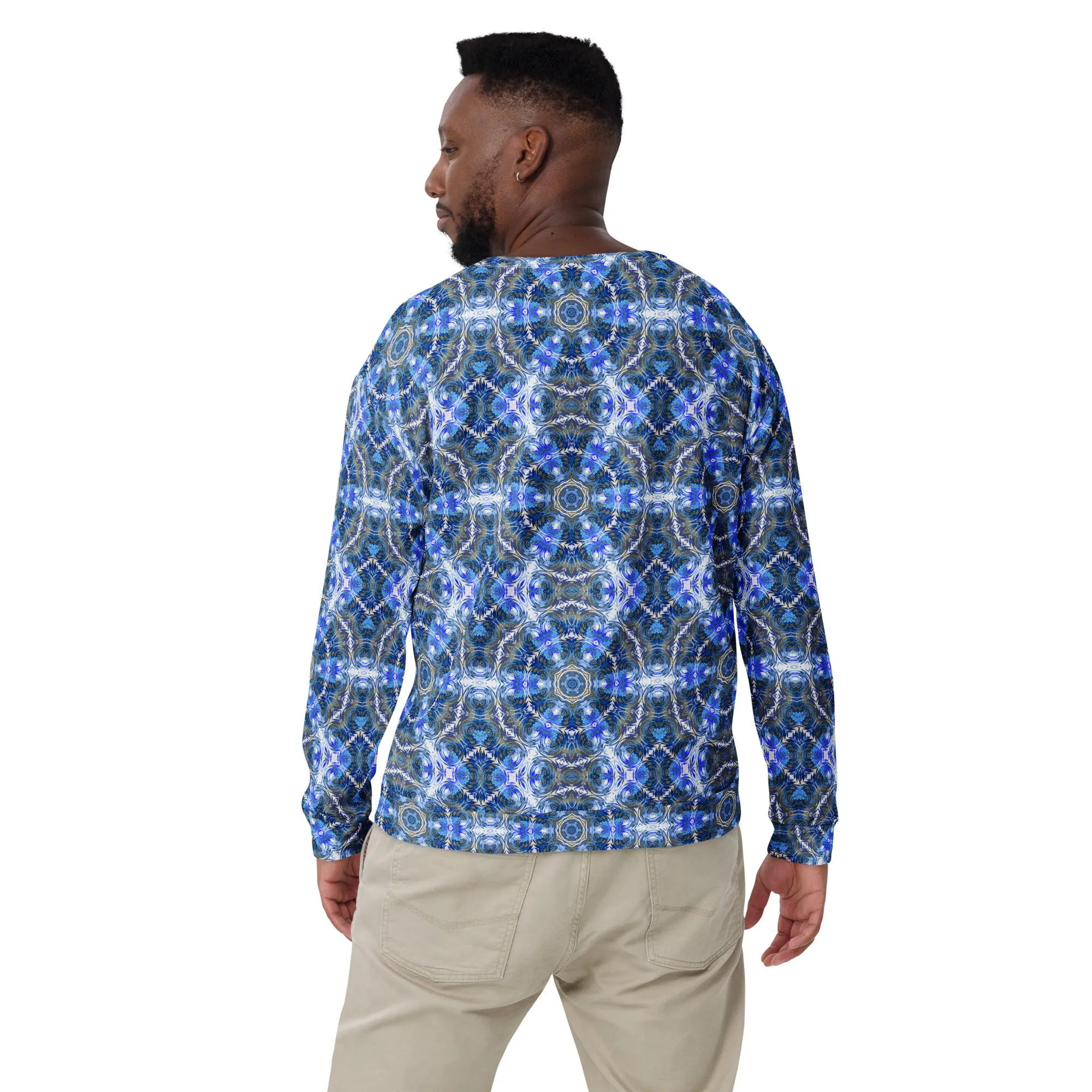 "Whirling Petals" Collection - Unisex Designer Sweatshirt