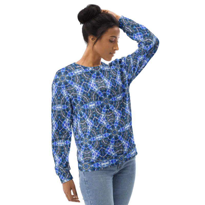 "Whirling Petals" Collection - Unisex Designer Sweatshirt