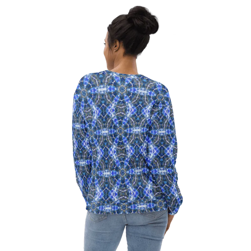 "Whirling Petals" Collection - Unisex Designer Sweatshirt