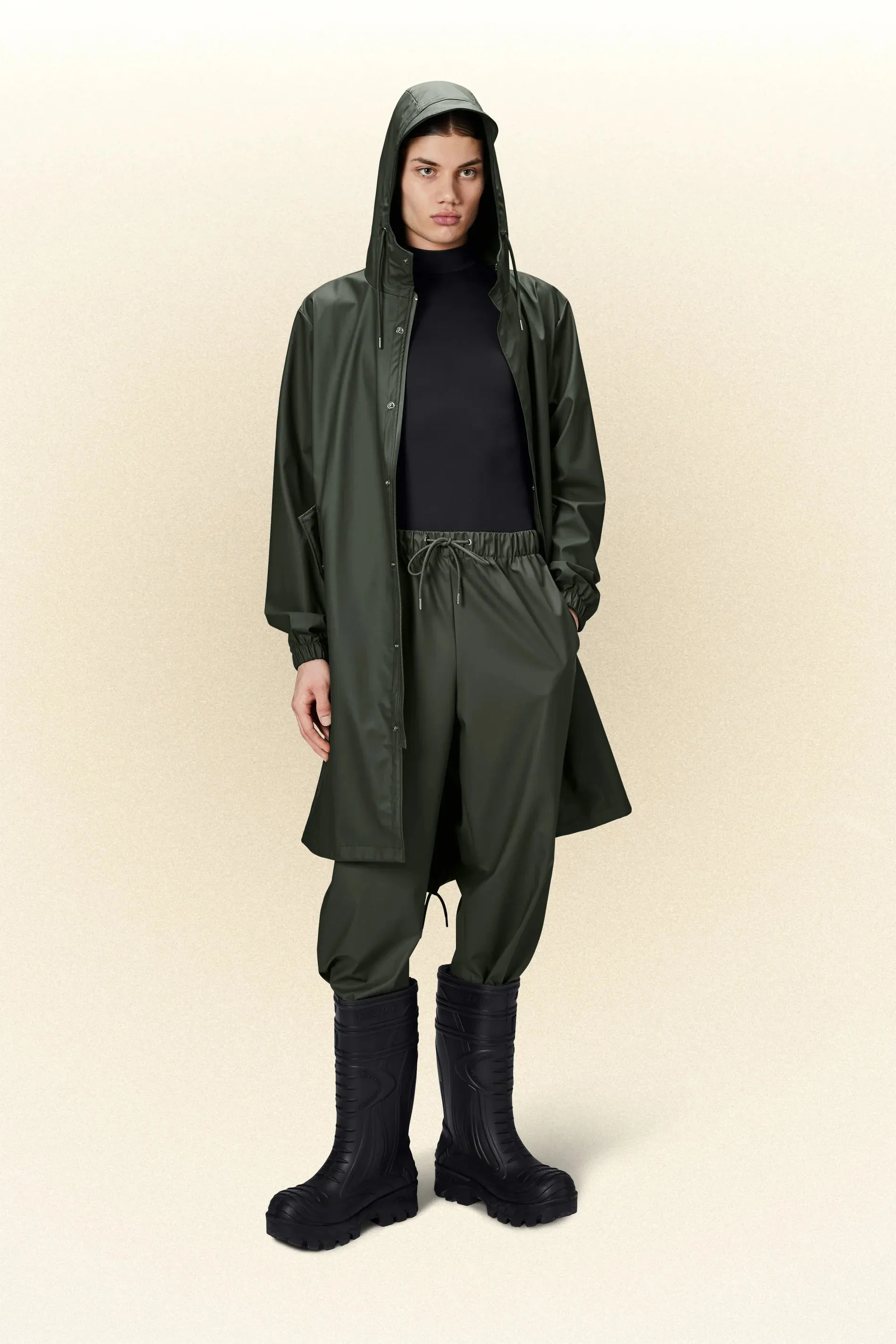 Rains - Fishtail Parka - Green
