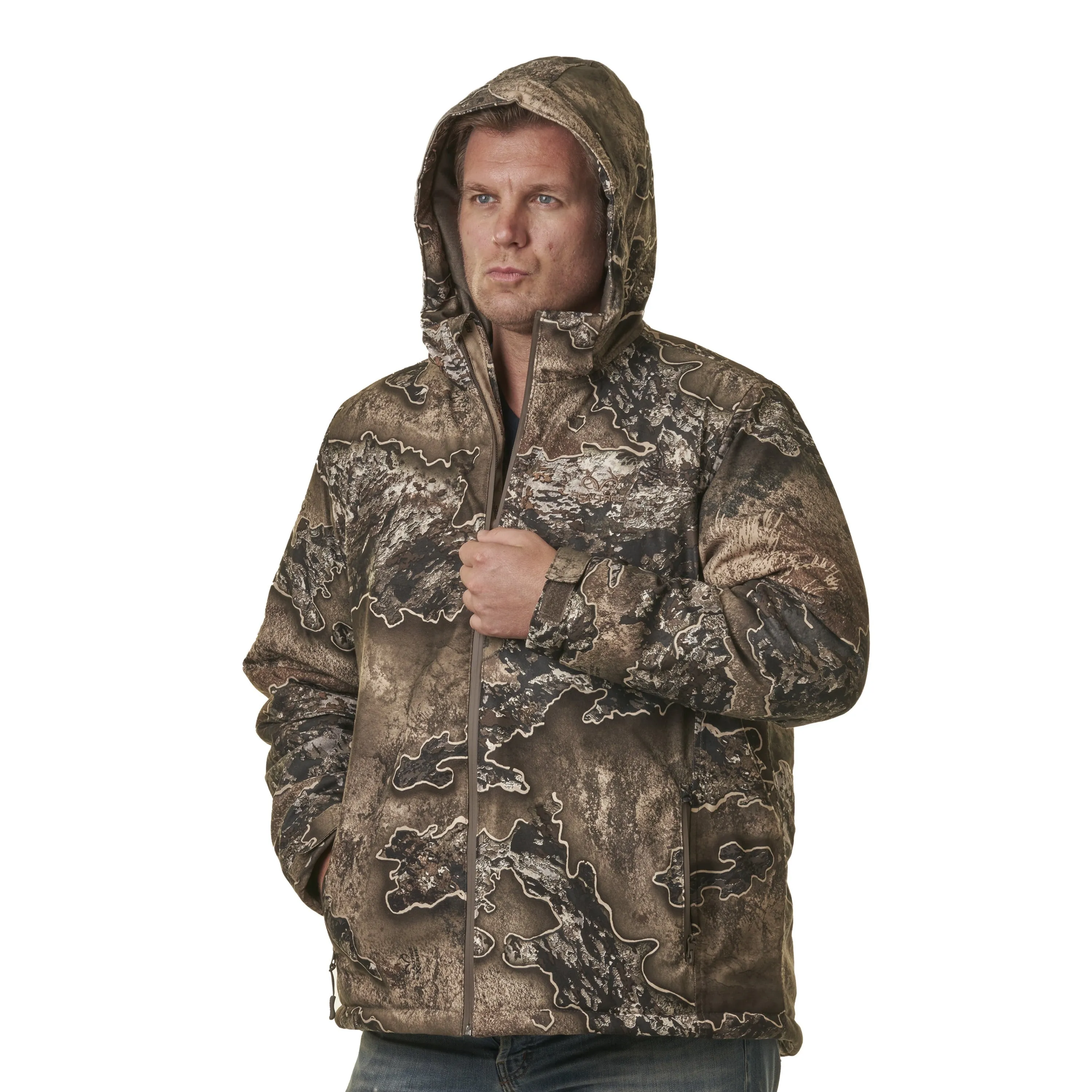 Realtree Excape Men's Insulated Hunting Parka, up to Size 3XL
