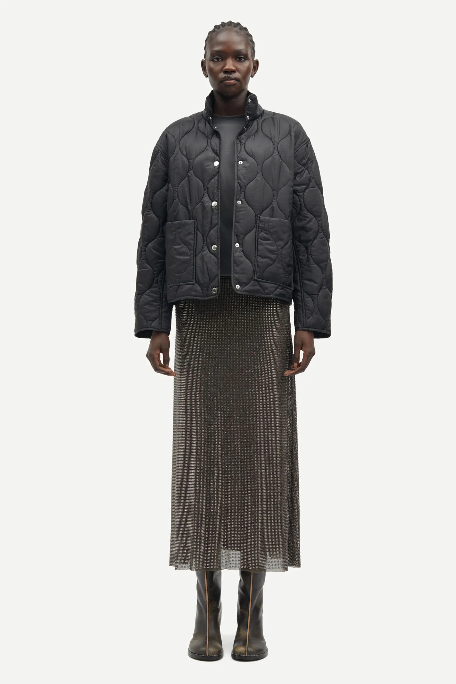 Samsoe Samsoe Femme - Sarivers Jacket 15049 Black Oyster