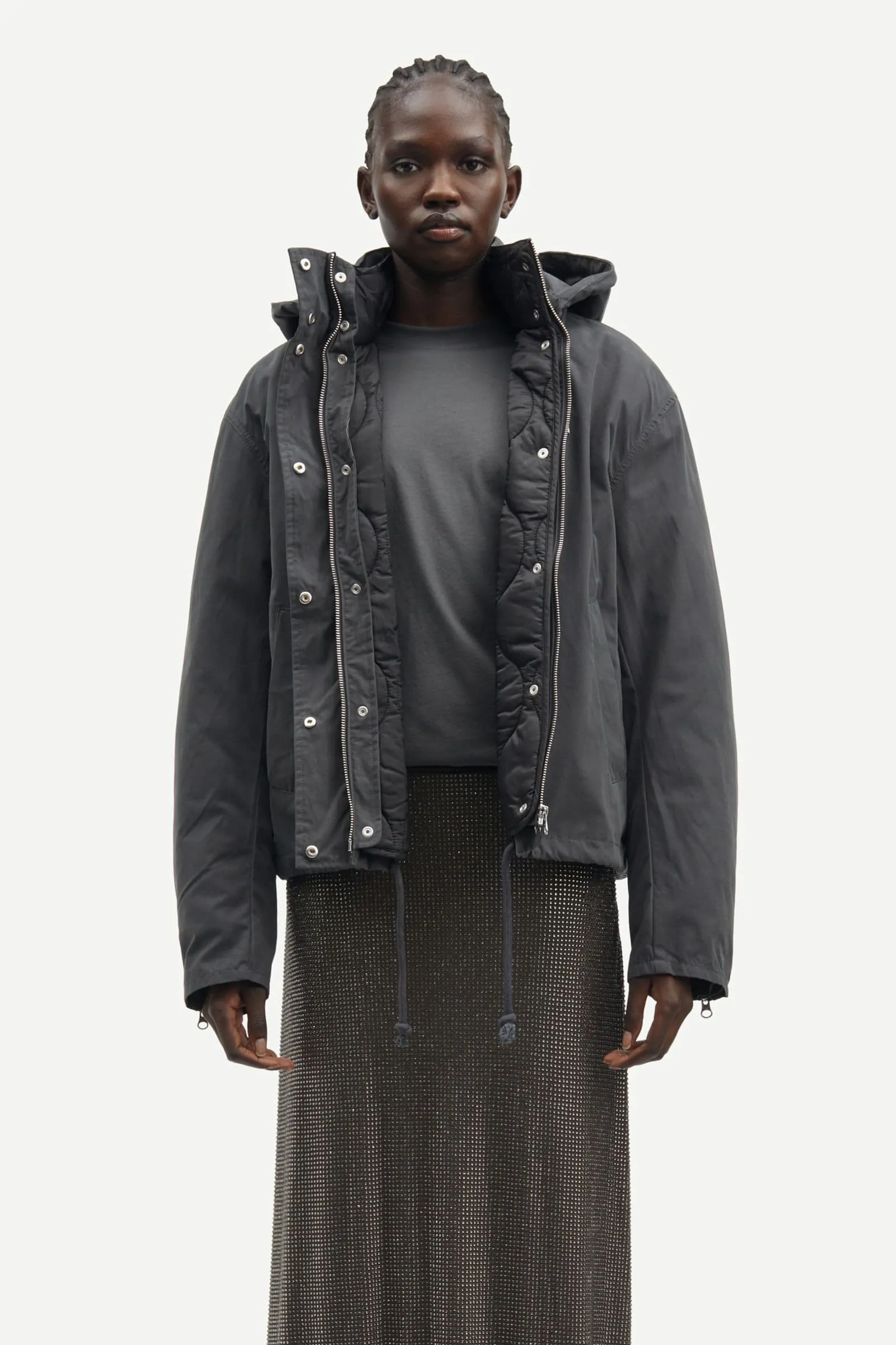Samsoe Samsoe Femme - Sarivers Jacket 15049 Black Oyster