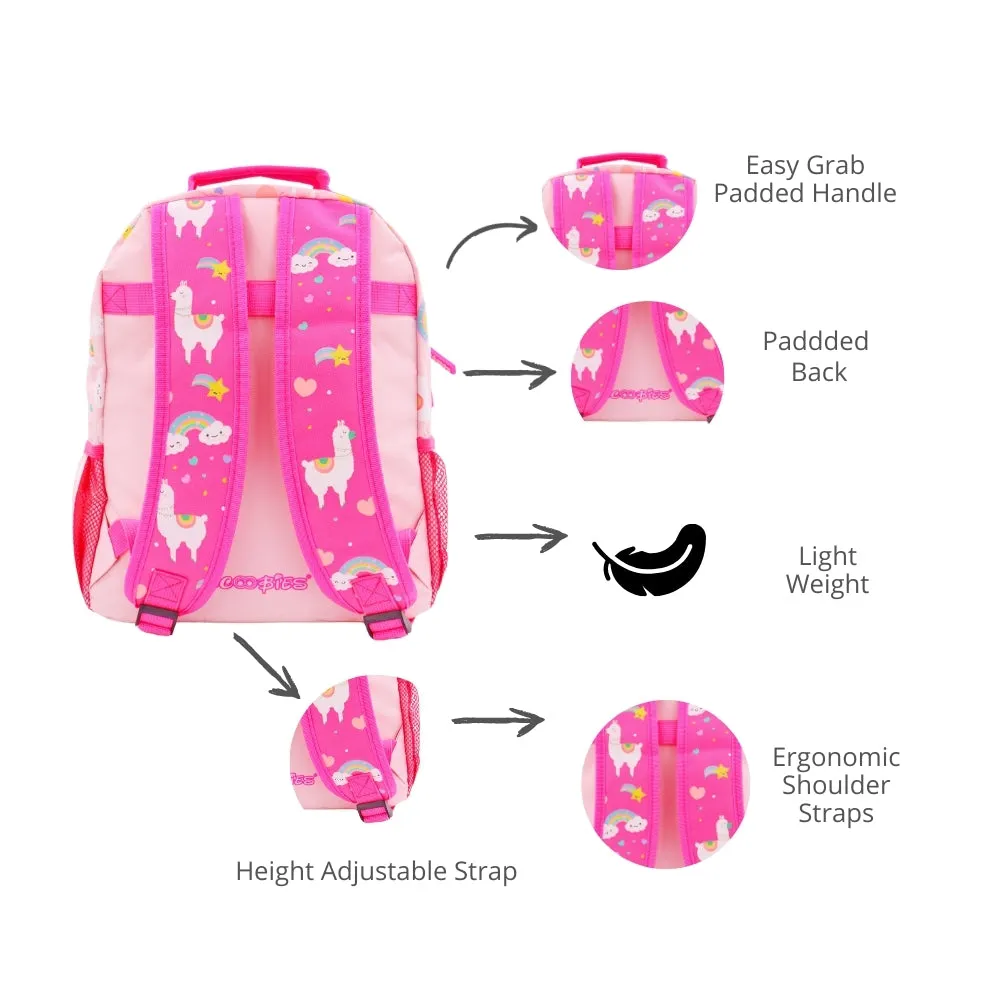 Scoobies Llama Glow-in-the-Dark Backpack 14" – Whimsical, Spacious & Durable