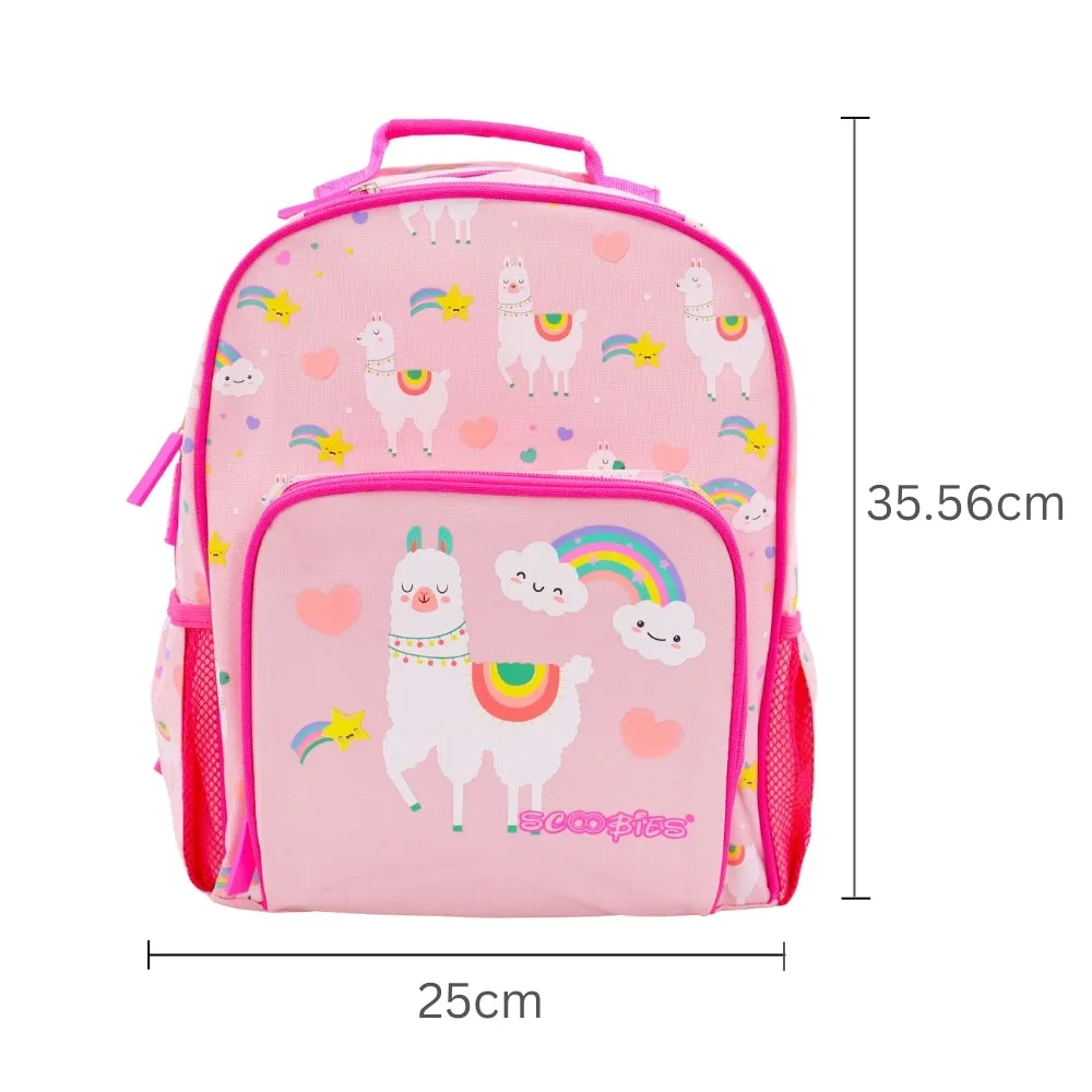 Scoobies Llama Glow-in-the-Dark Backpack 14" – Whimsical, Spacious & Durable