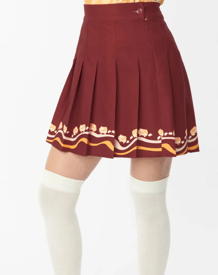 Scooby Doo Pleated Mini Skirt-FINAL SALE