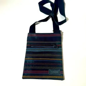 Sleek Black Messenger Bag with Adjustable Strap and Durable Material