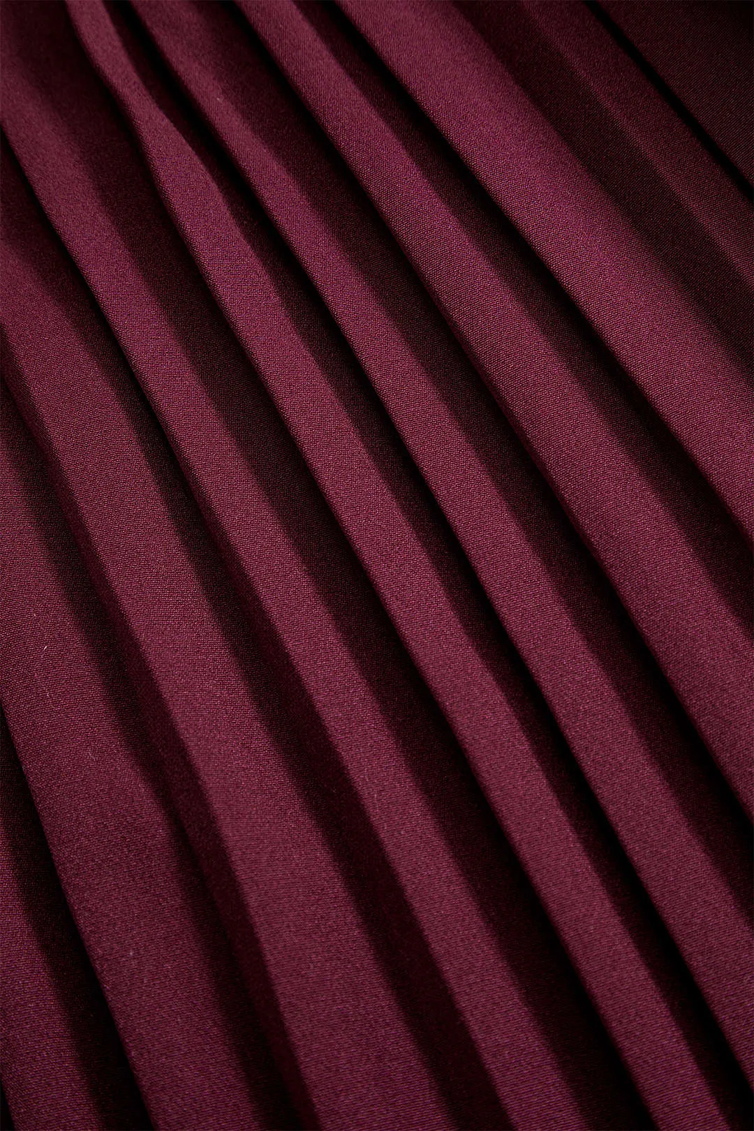 Solid Tank Top And Pleated Skirt Set