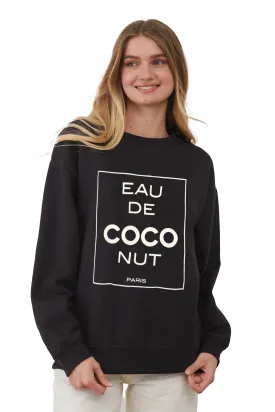 South Parade Alexa Oversized Sweatshirt: EAU DE COCO NUT