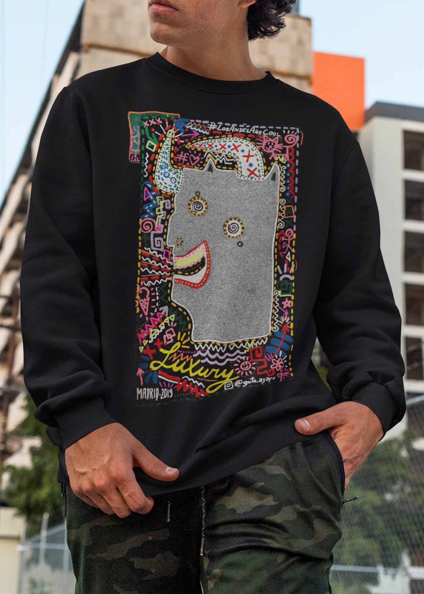 ST!NK - artist GutoAjayu - Casual Sweatshirt