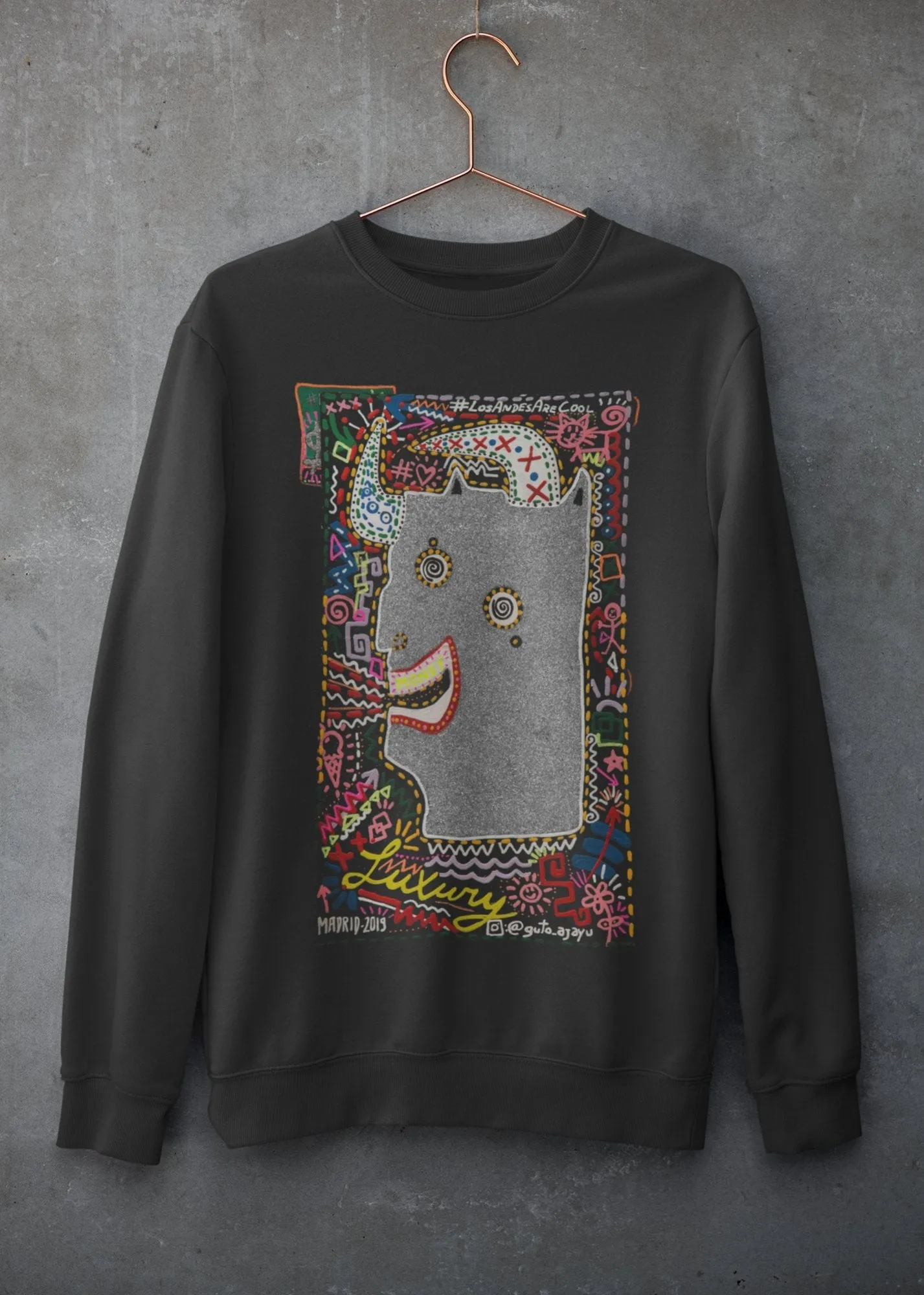 ST!NK - artist GutoAjayu - Casual Sweatshirt