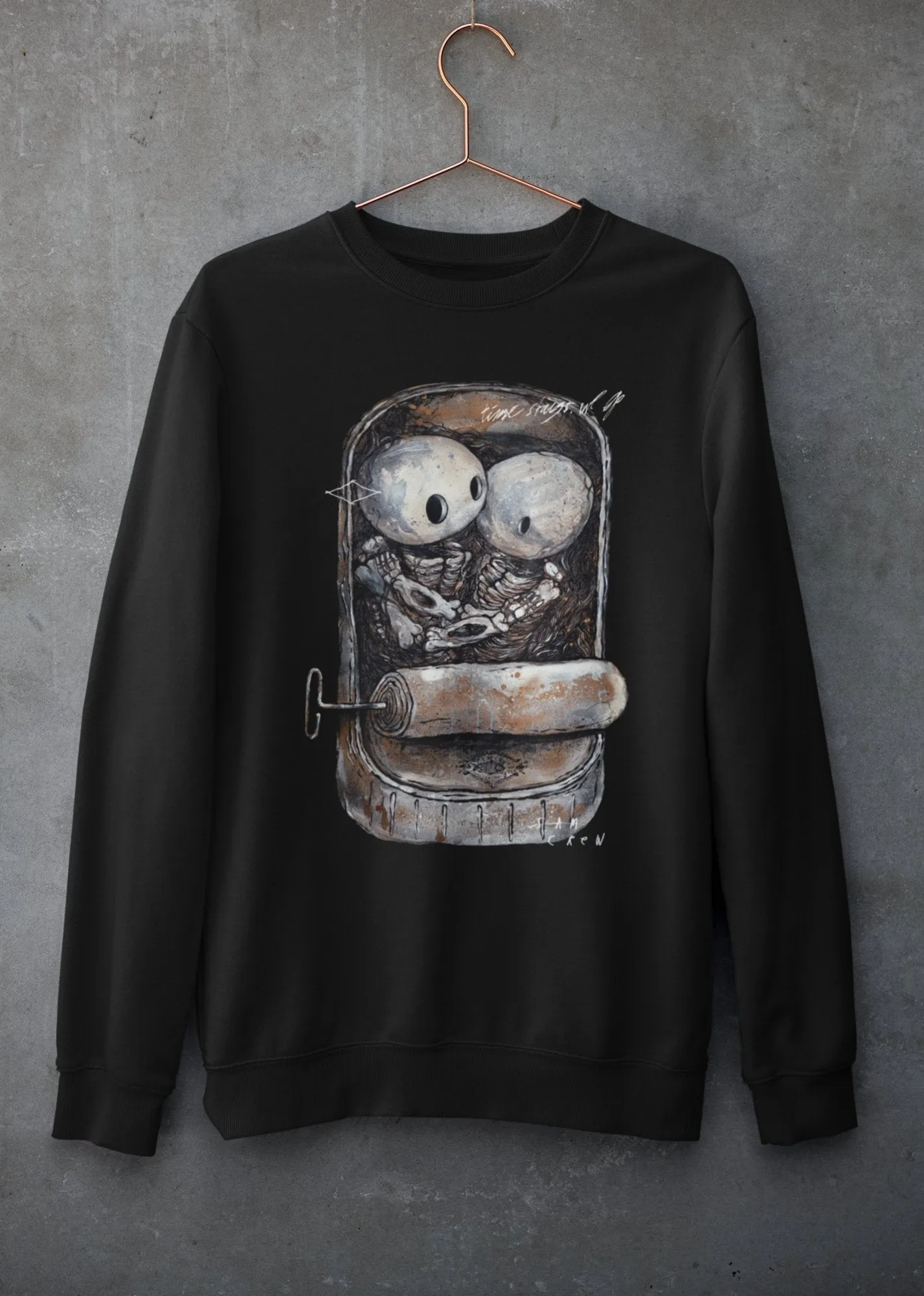 ST!NK - artist SAM.CREW, LOVE CAN - Unisex Casual Sweatshirt