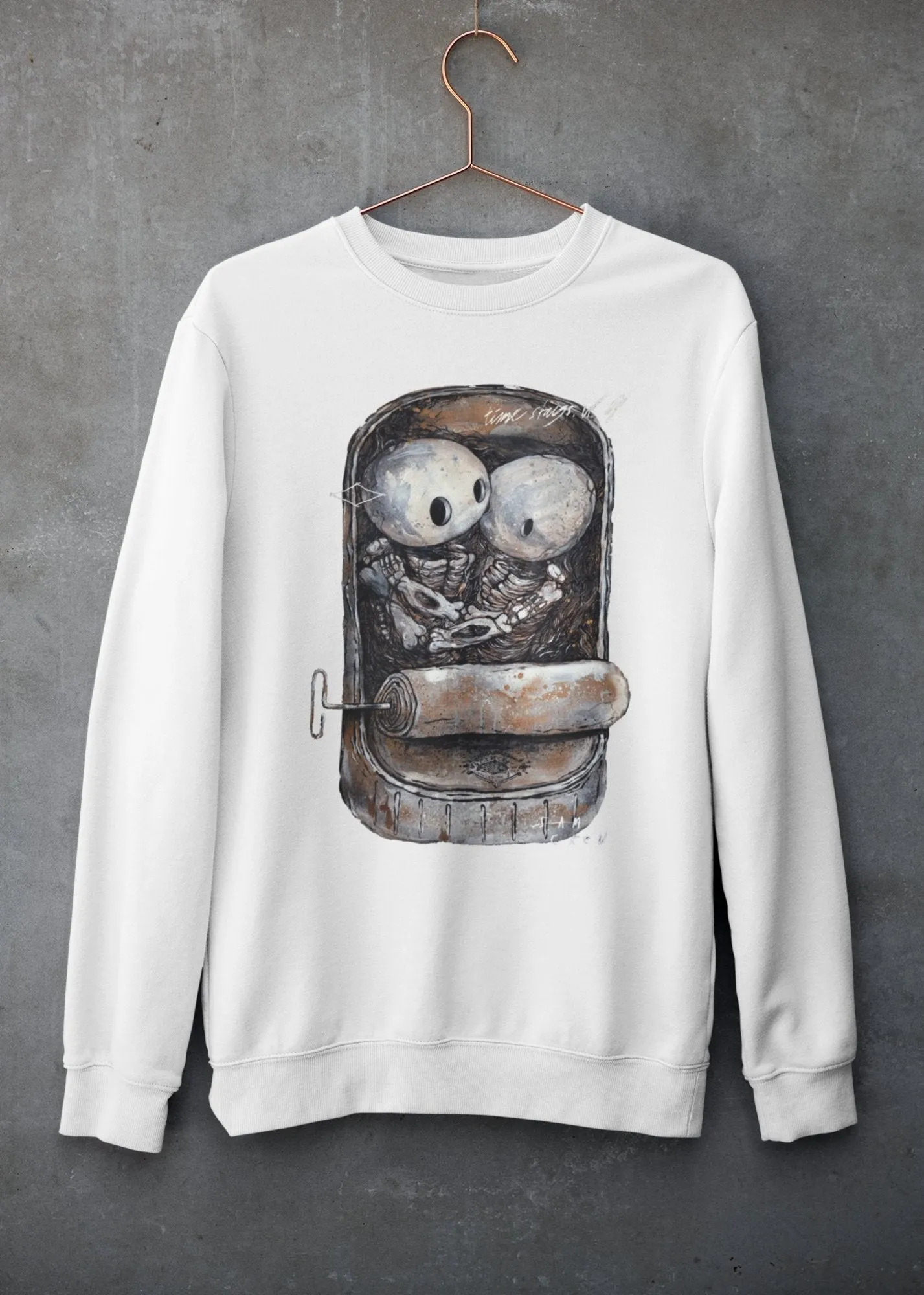 ST!NK - artist SAM.CREW, LOVE CAN - Unisex Casual Sweatshirt