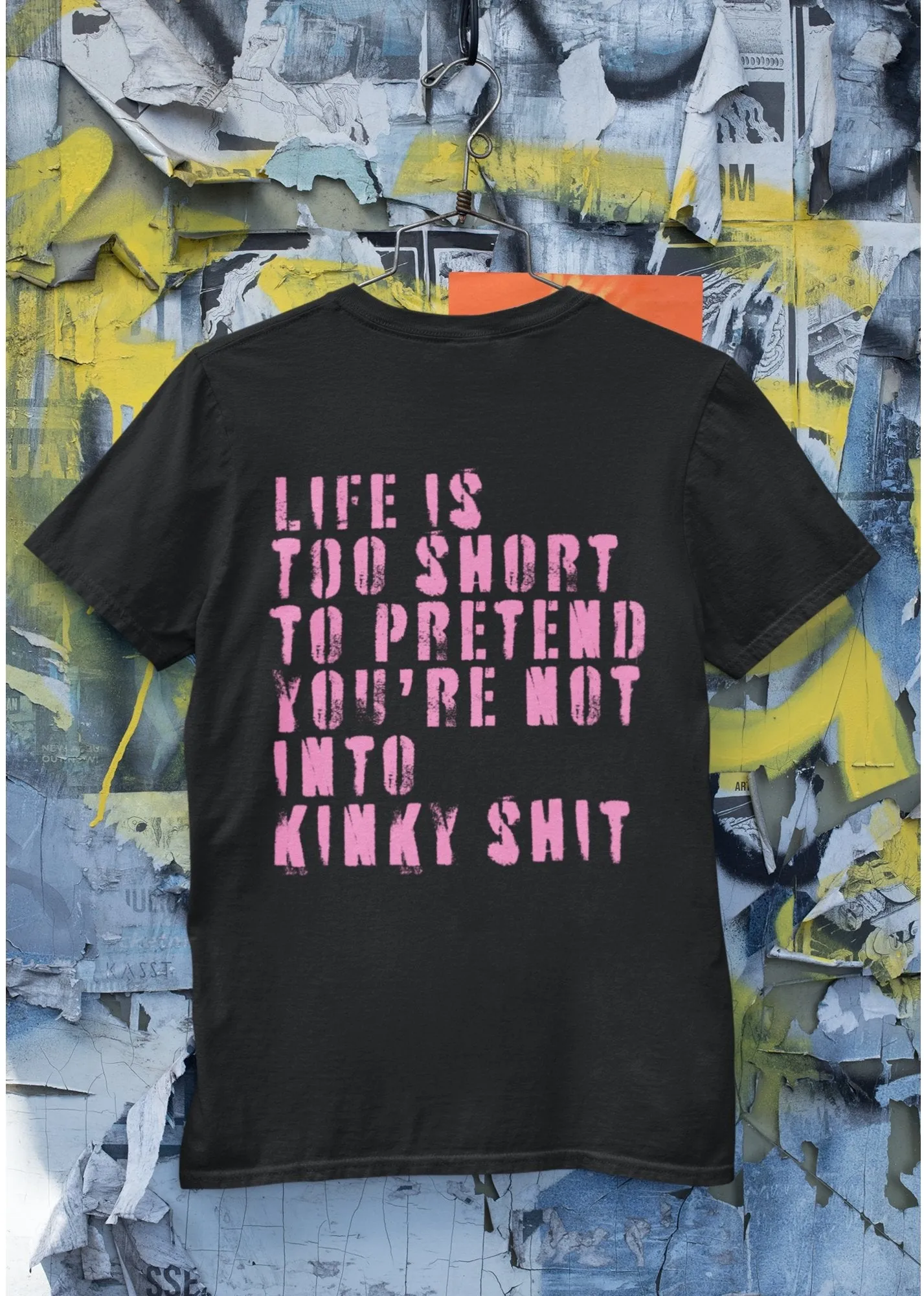 ST!NK - KinkyRebel - Men Back Print Shirt