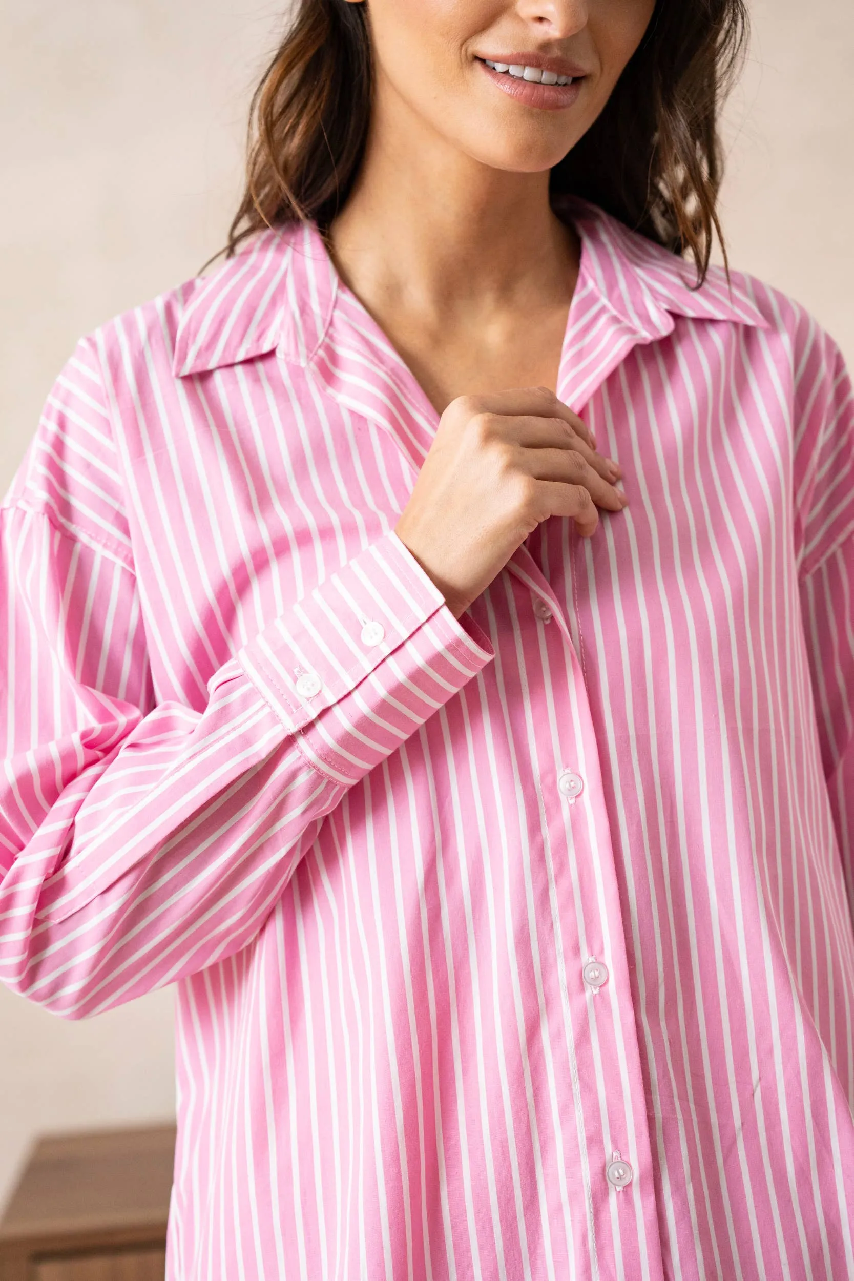 Striped Cotton Blouse