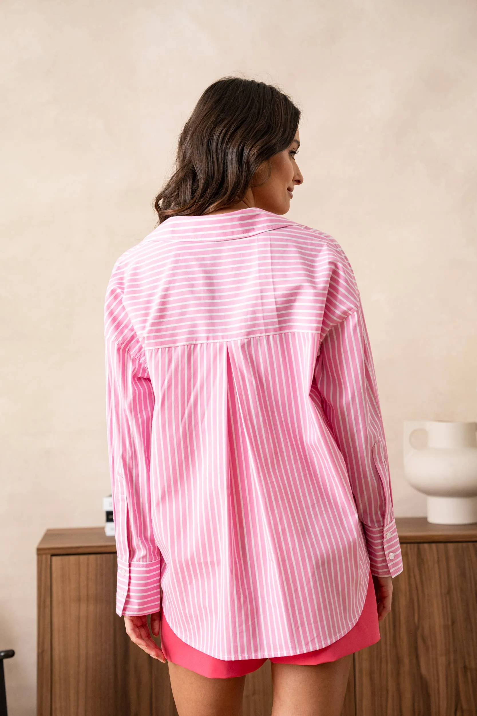 Striped Cotton Blouse