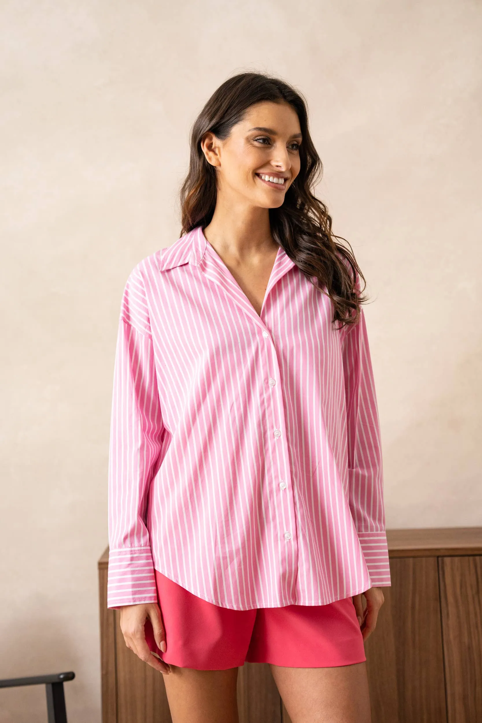Striped Cotton Blouse