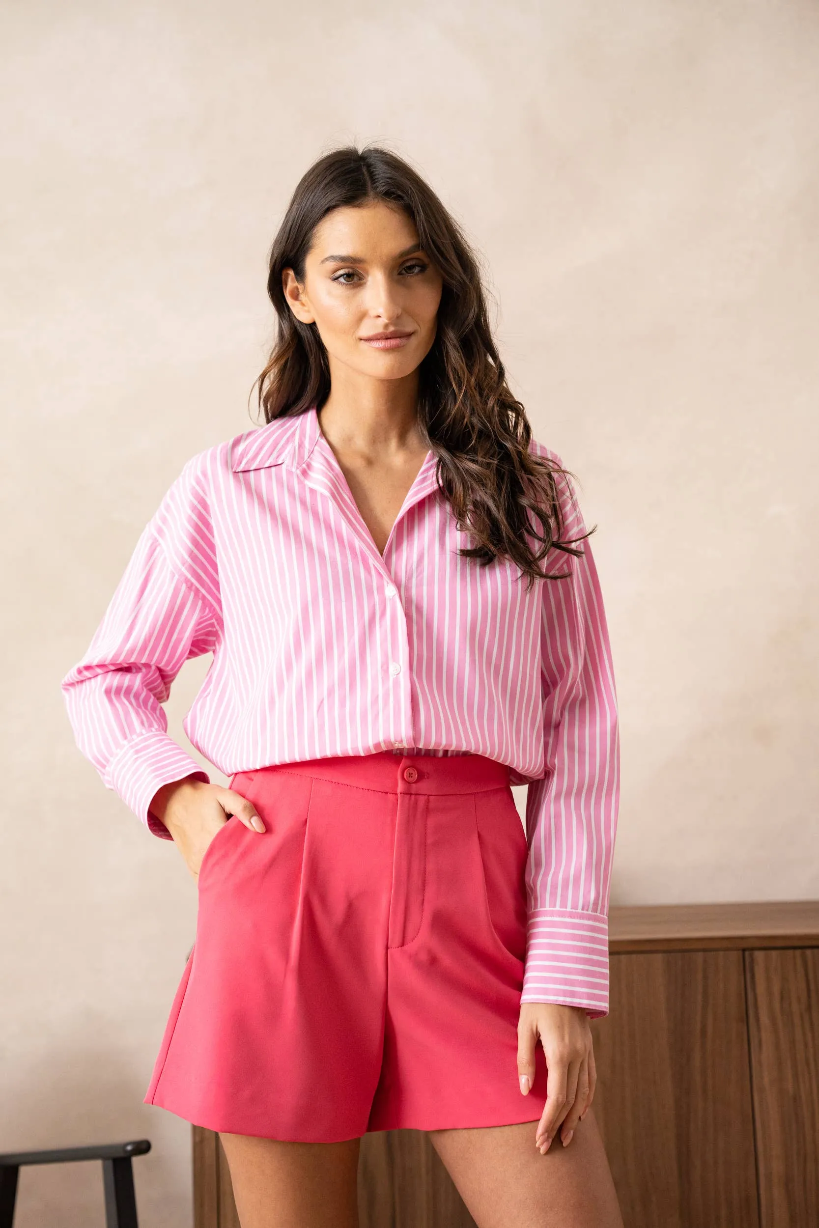 Striped Cotton Blouse