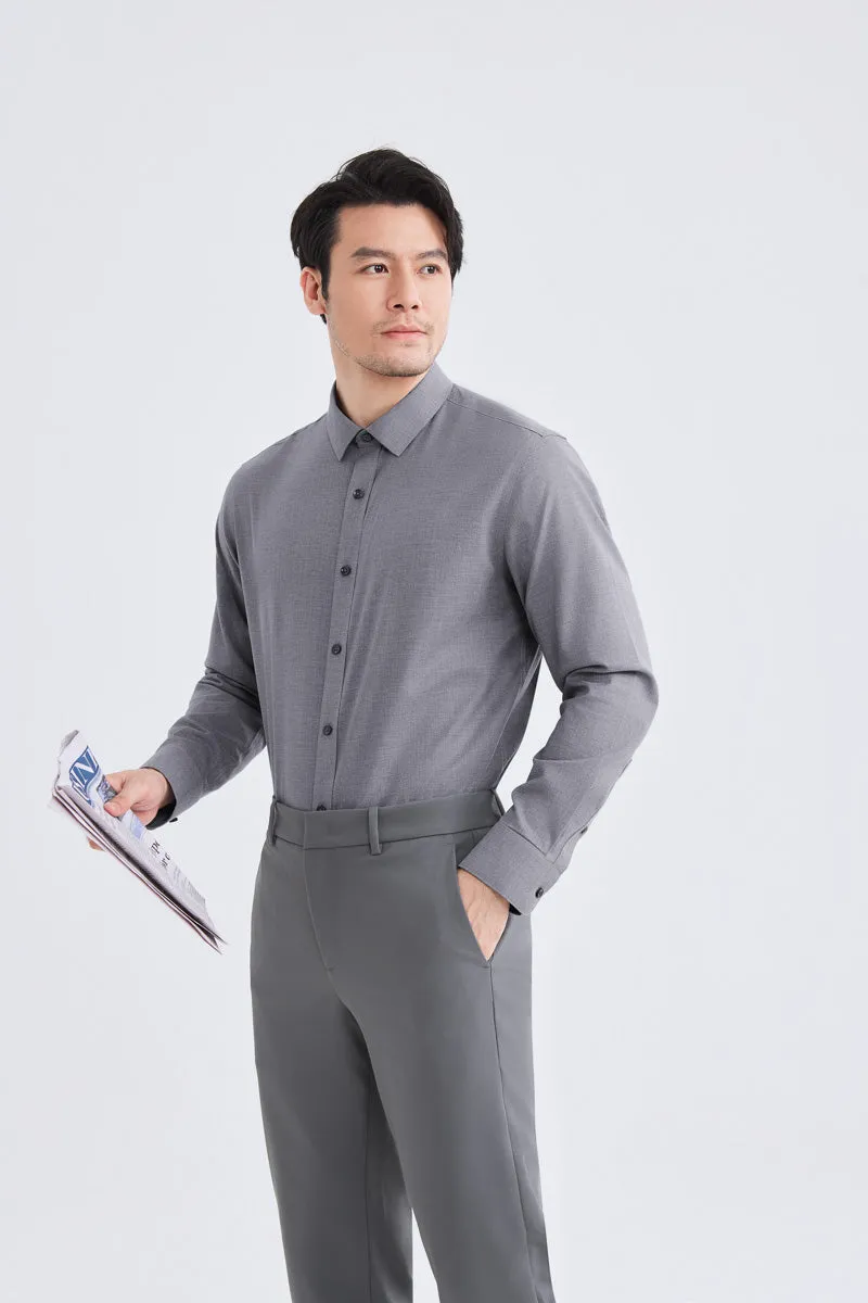 Supreme Cotton-Yak Twill Dress Shirt | Stone Grey 0372DK