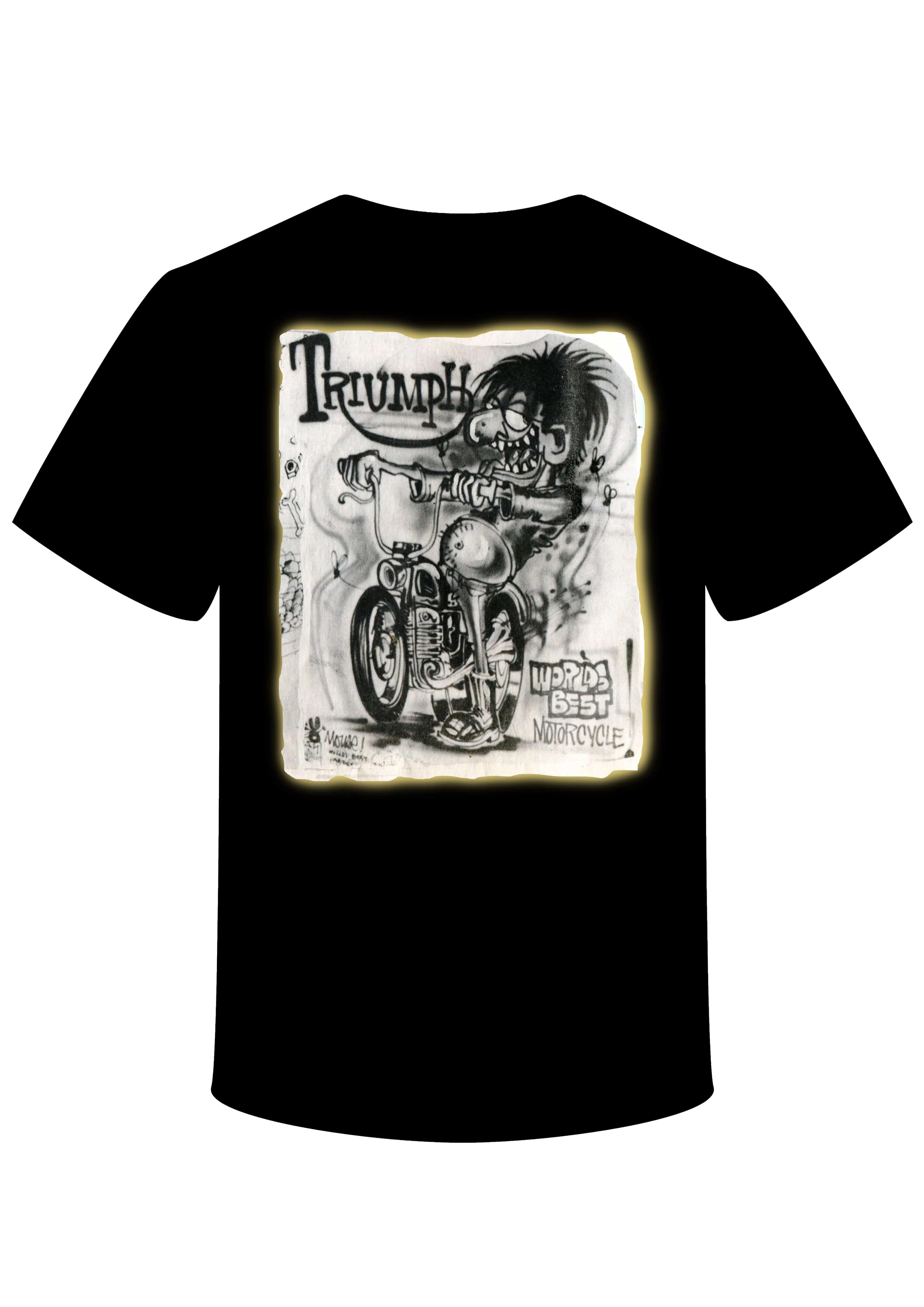 T-Shirt "Airbrush Triumph monster" BIKE BIKER