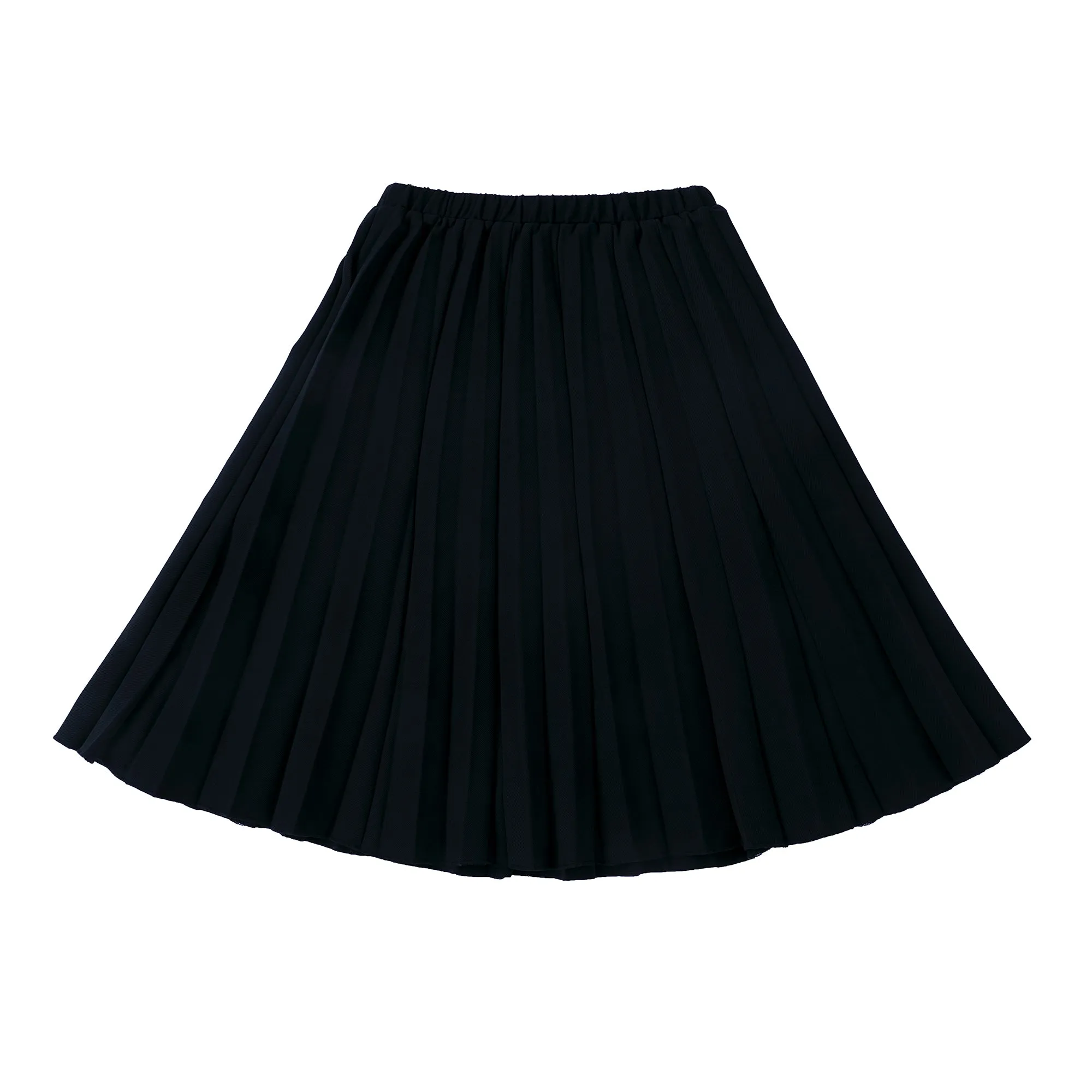 Teens Black Sunburst Pleated Skirt-STORE ONLY