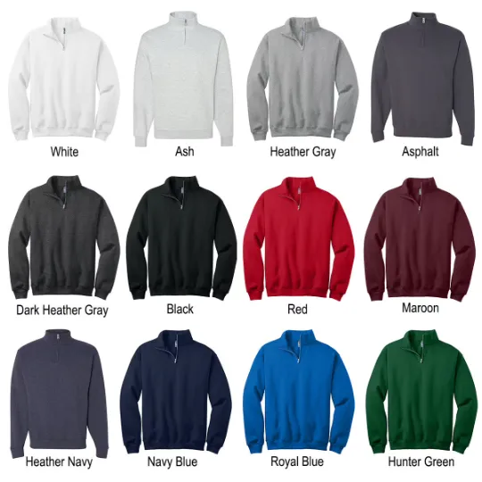 Troy Power T Sport Specific Quarter Zip Sweatshirt - Choice of Sport - White