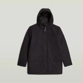 Vodan Padded Hooded Parka (Black) - D26402-D908-6484