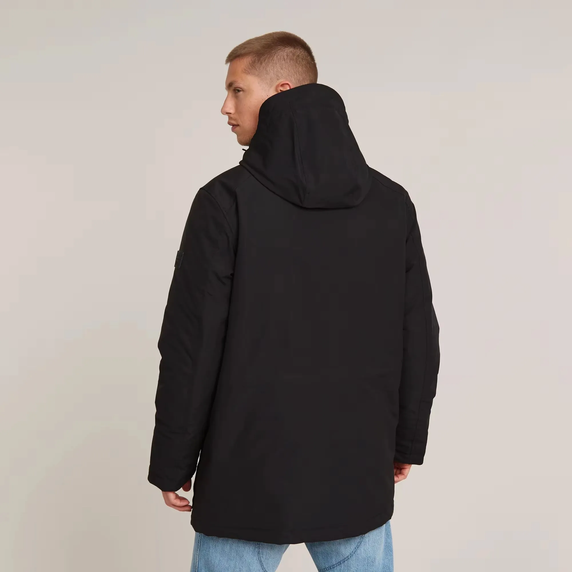 Vodan Padded Hooded Parka (Black) - D26402-D908-6484