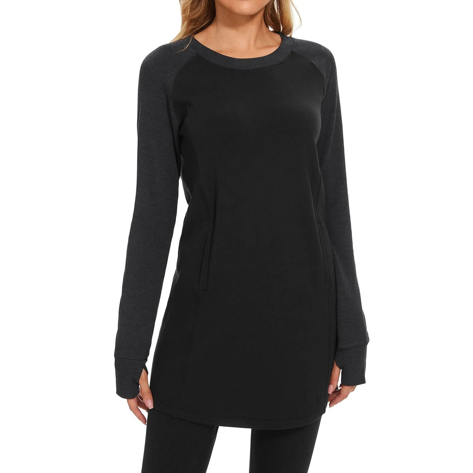 Women's Crew Neck Fleece Dress LB20W