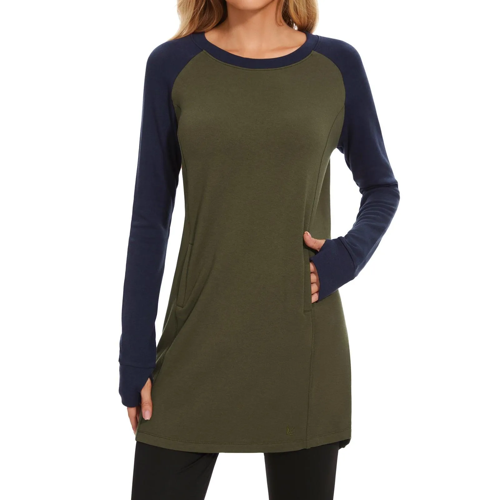 Women's Crew Neck Fleece Dress LB20W