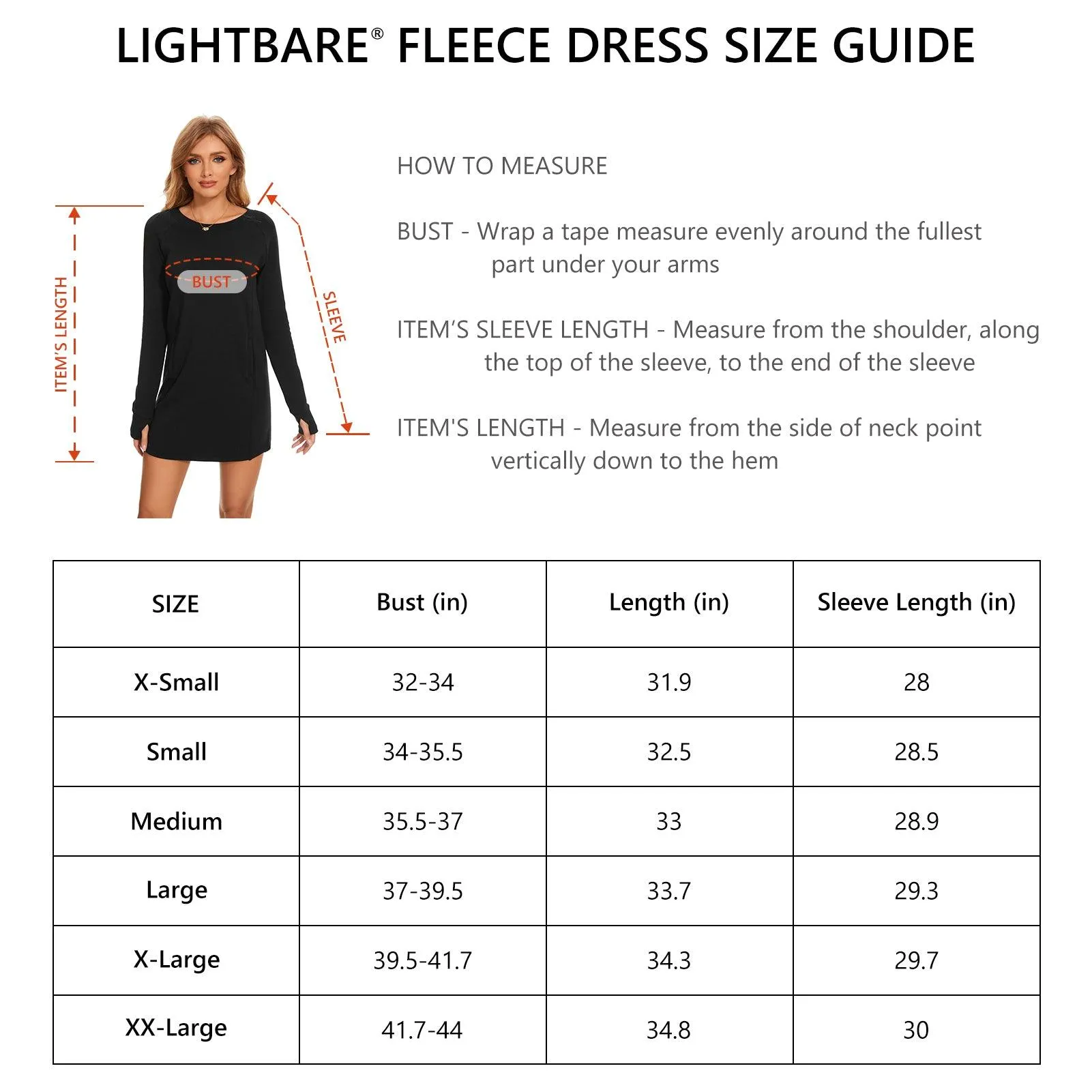 Women's Crew Neck Fleece Dress LB20W
