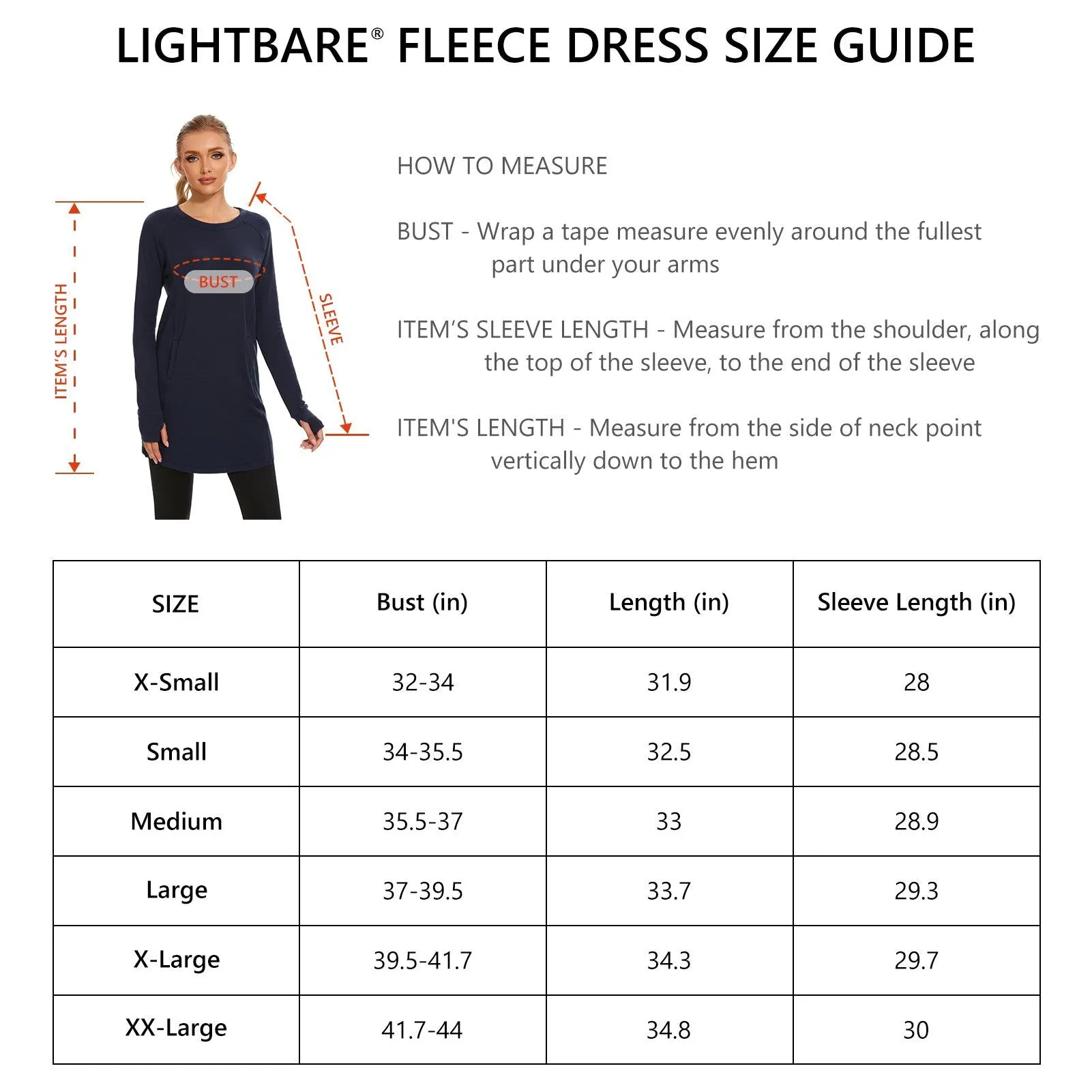 Women's Crew Neck Fleece Dress LB20W