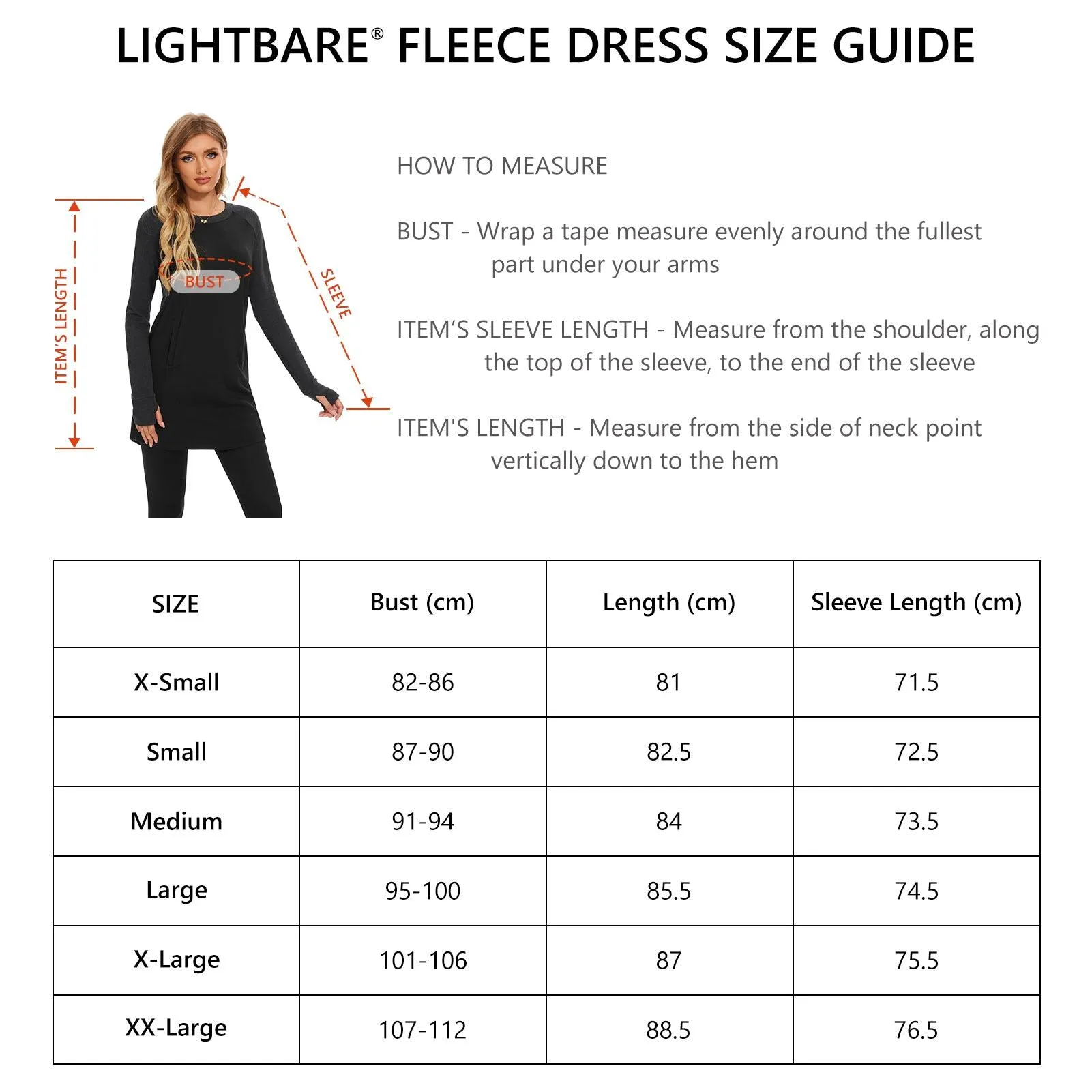 Women's Crew Neck Fleece Dress LB20W