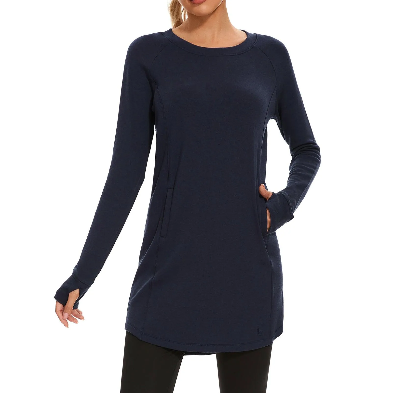 Women's Crew Neck Fleece Dress LB20W