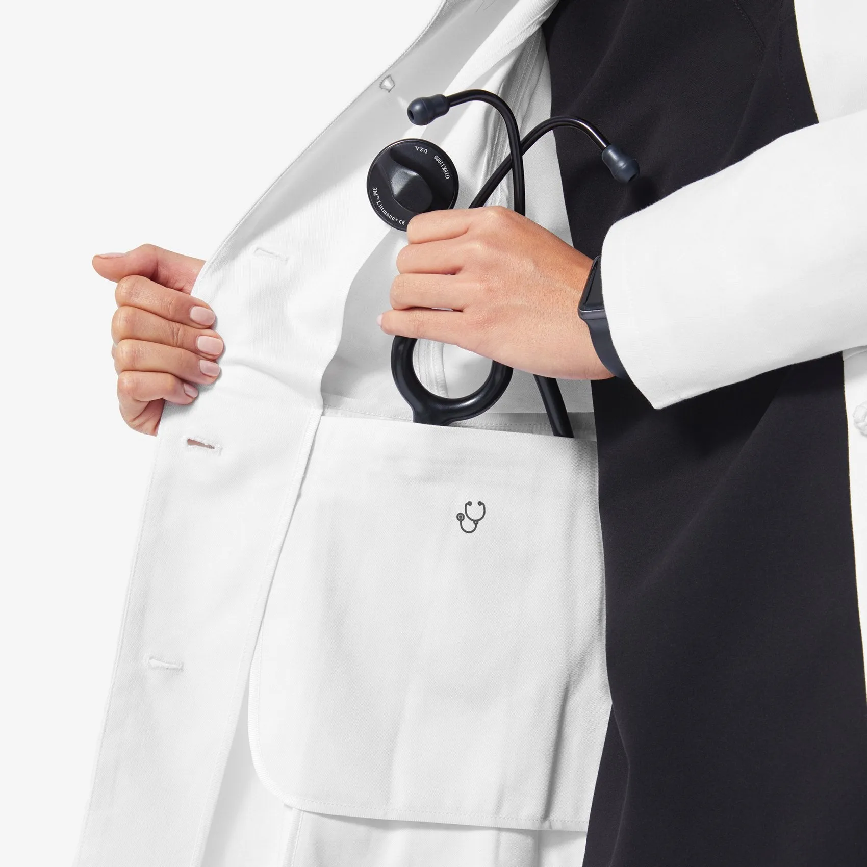 women's The Buttoned Up Lab Coat